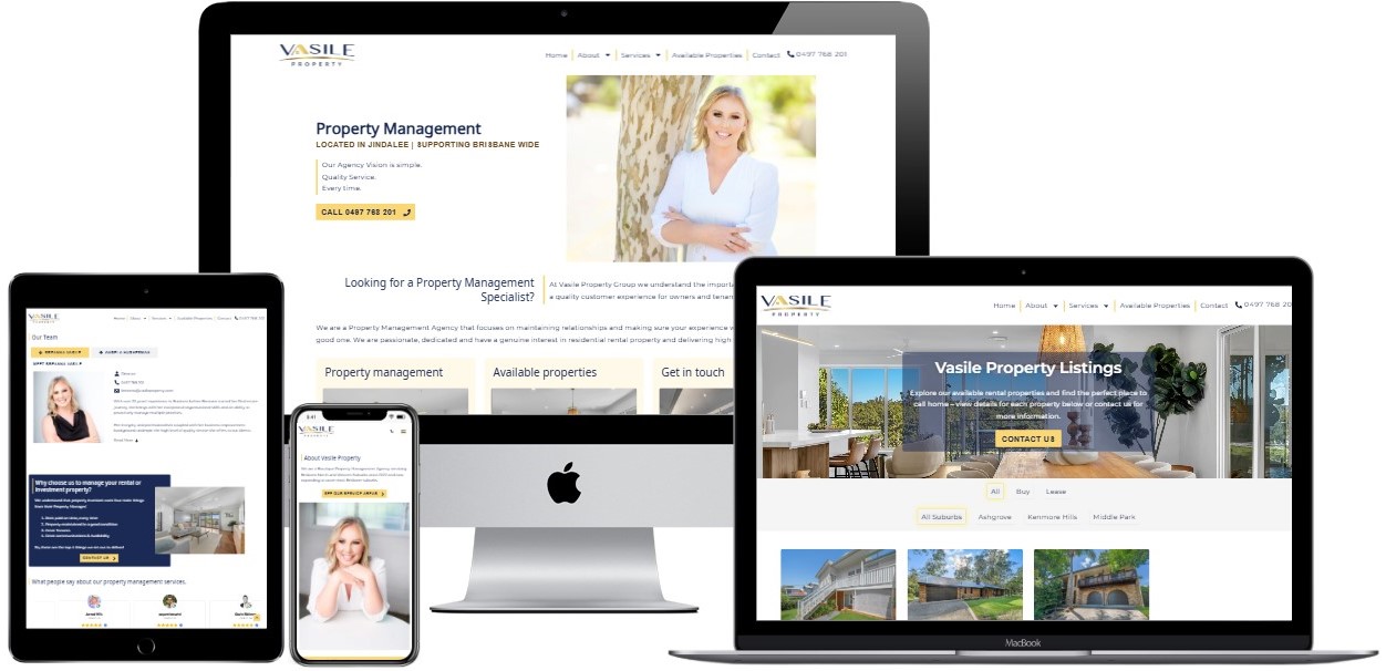 Web Design - Property Manager - Jindalee - Brisbane - Queensland